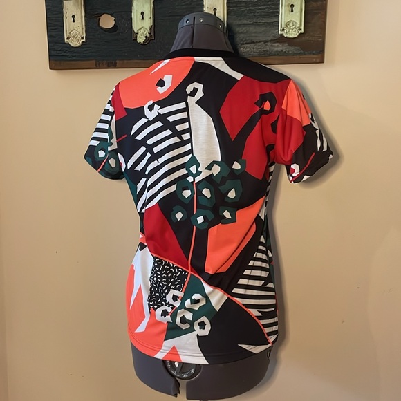 Adidas x Farm Rio Colourful Graphic T-Shirt Size Medium - Picture 12 of 16